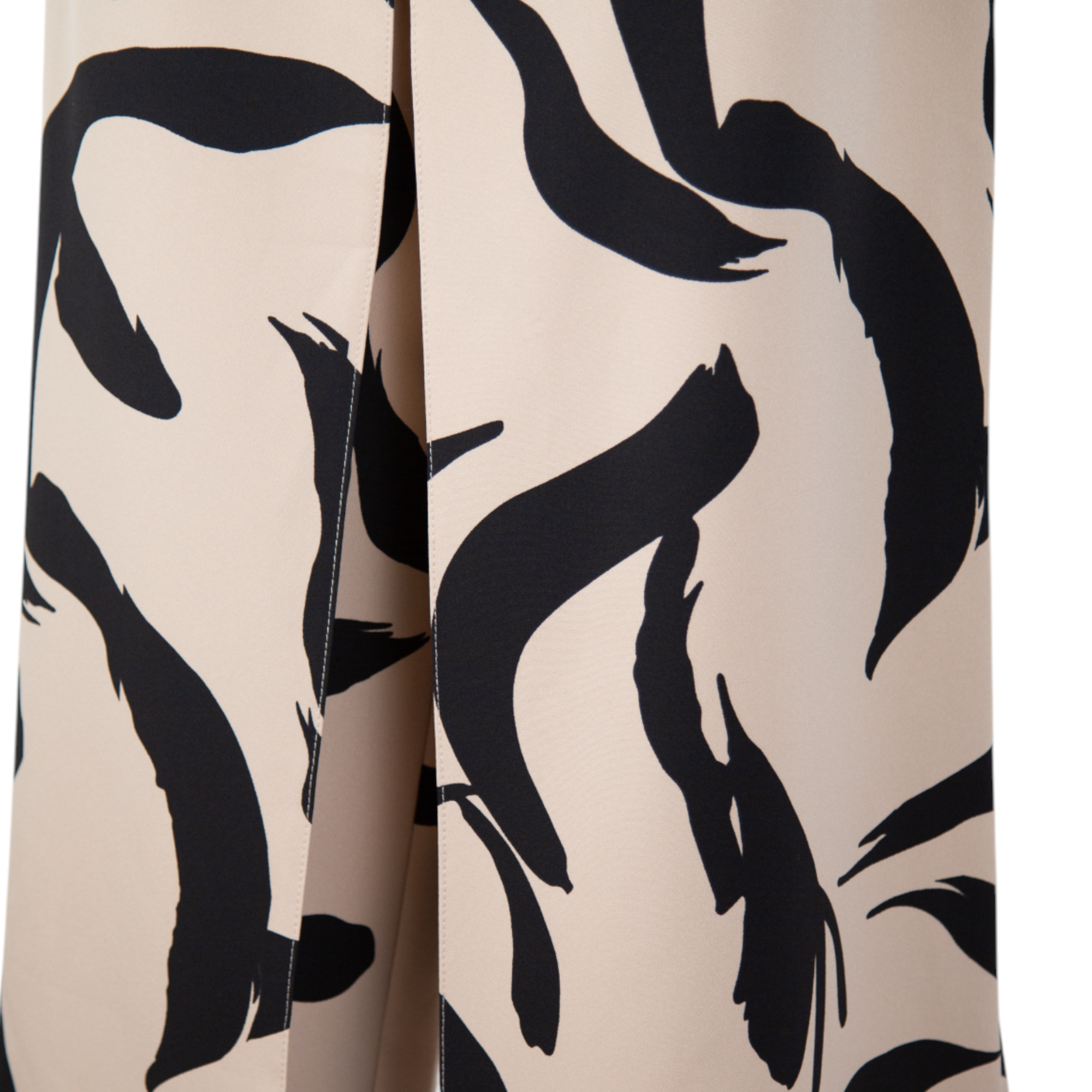 Abstract Elegance Printed Suit