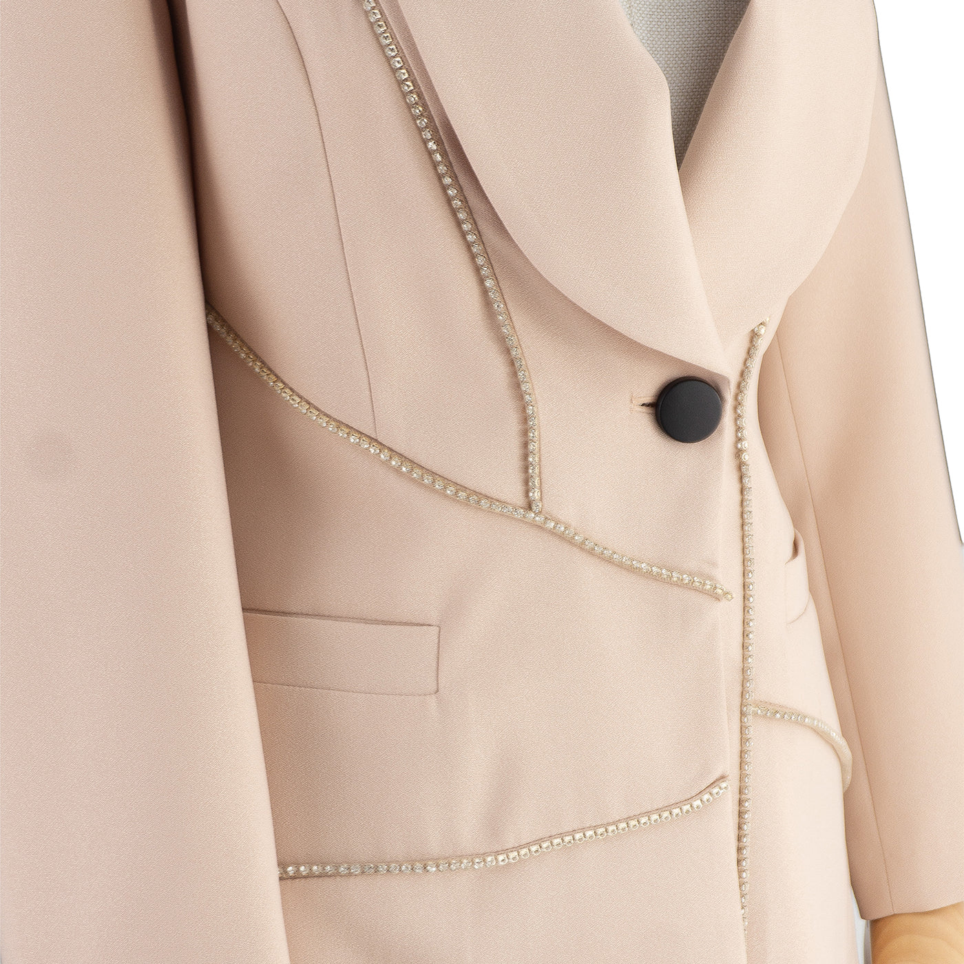 Elegant Women's Beige Suit – Perfect for Office &amp; Formal Occasions