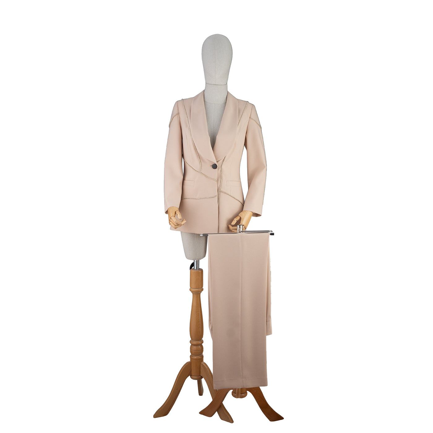 Elegant Women's Beige Suit – Perfect for Office &amp; Formal Occasions