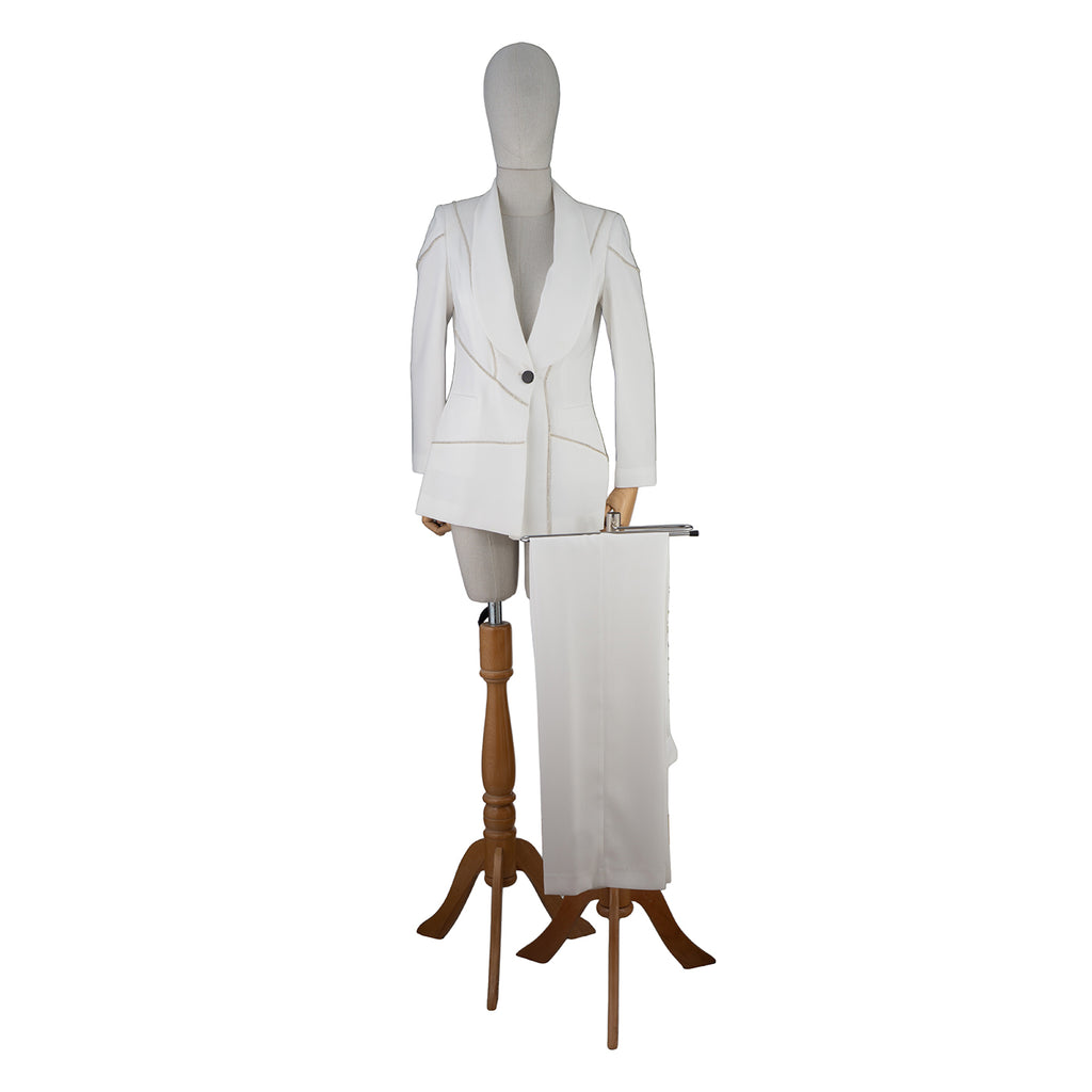 White Women's Suit – Sleek Elegance for Work and Formal Occasions