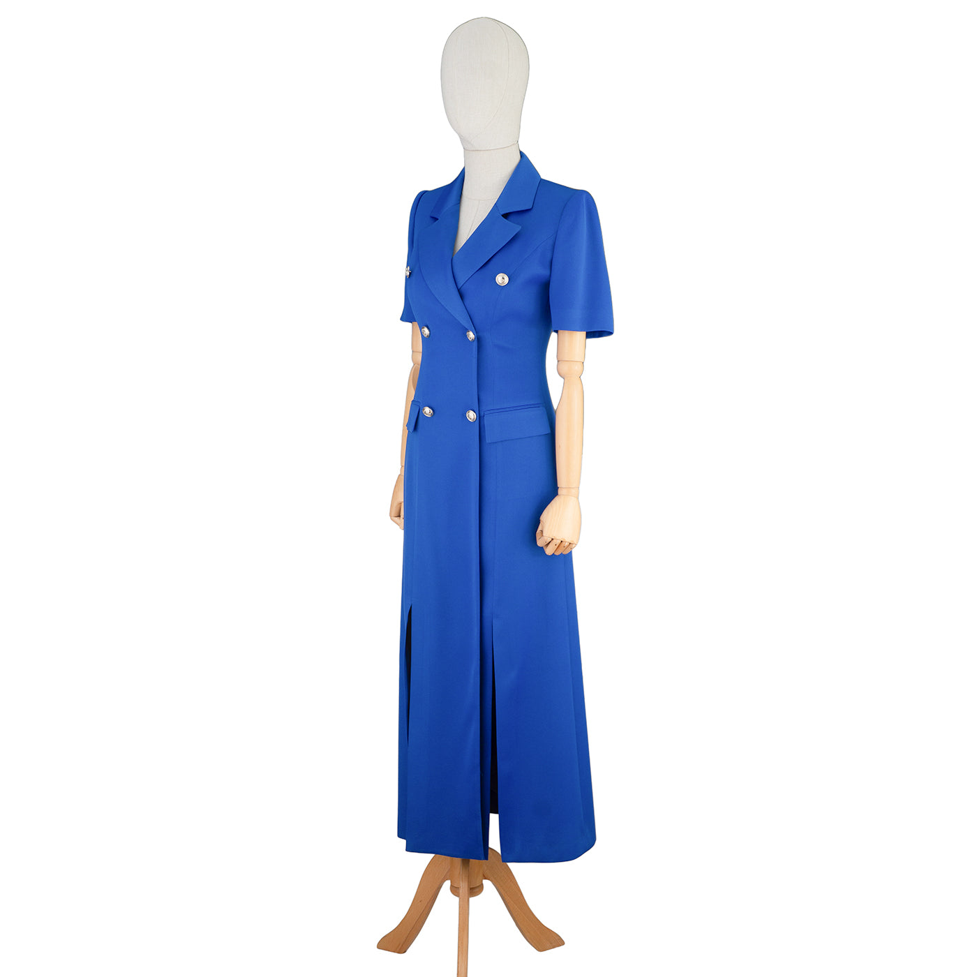 Royal Blue Maxi Blazer Dress – Bold, Tailored &amp; Timeless