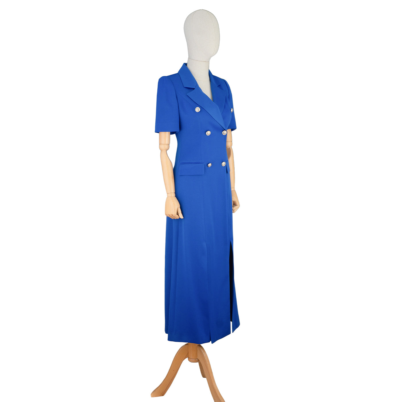 Royal Blue Maxi Blazer Dress – Bold, Tailored & Timeless