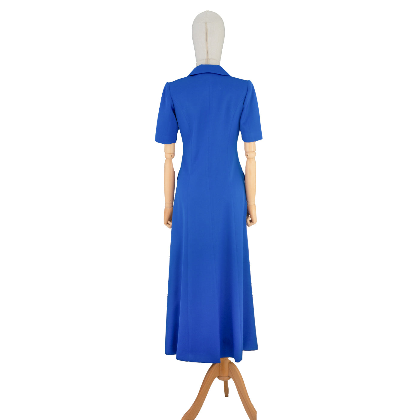 Royal Blue Maxi Blazer Dress – Bold, Tailored &amp; Timeless