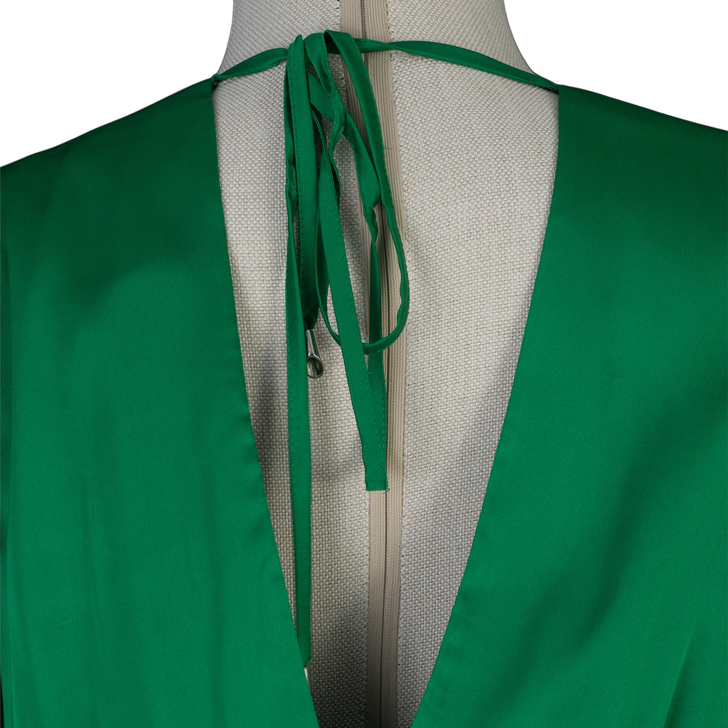 Green Wrap Maxi Dress – Elegance &amp; Comfort