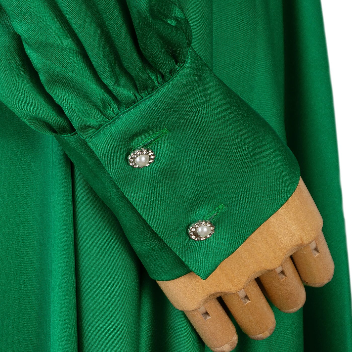 Green Wrap Maxi Dress – Elegance & Comfort