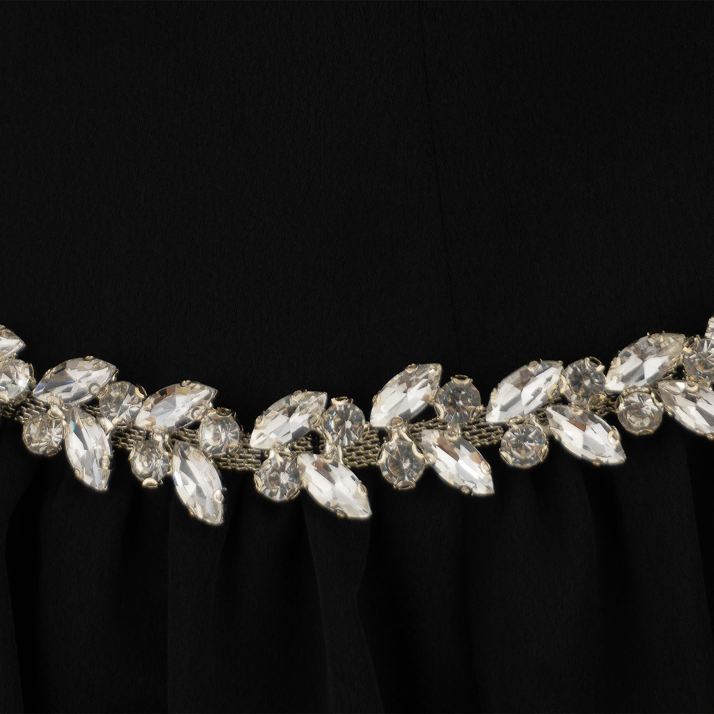 Black Short Dress with Pearl Details – Classic Meets Chic