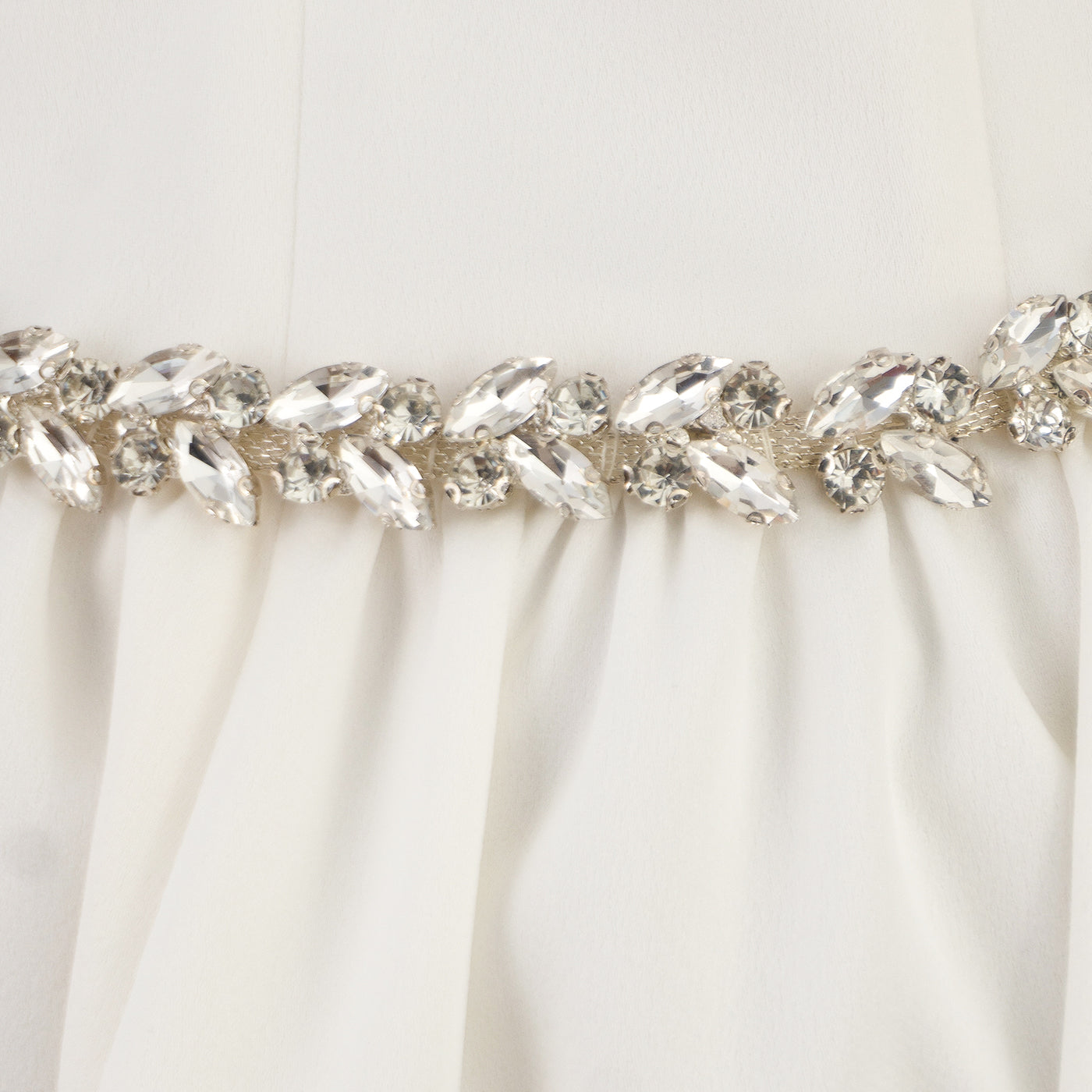 White Short Pearl-Trimmed Dress β Graceful & Chic