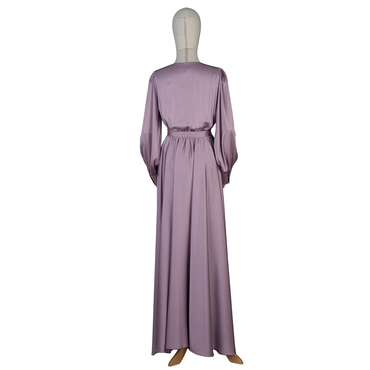 Lilac Wrap Maxi Dress – Effortless Elegance