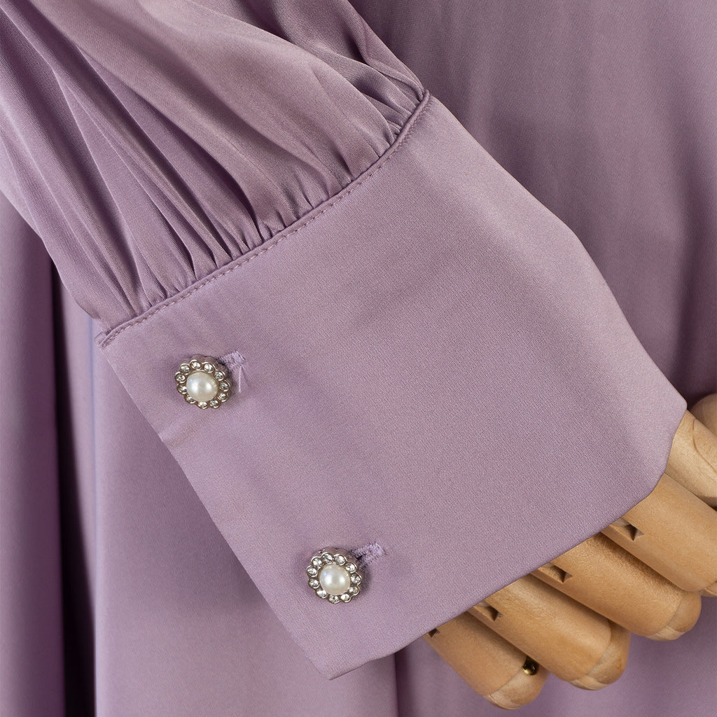 Lilac Wrap Maxi Dress – Effortless Elegance