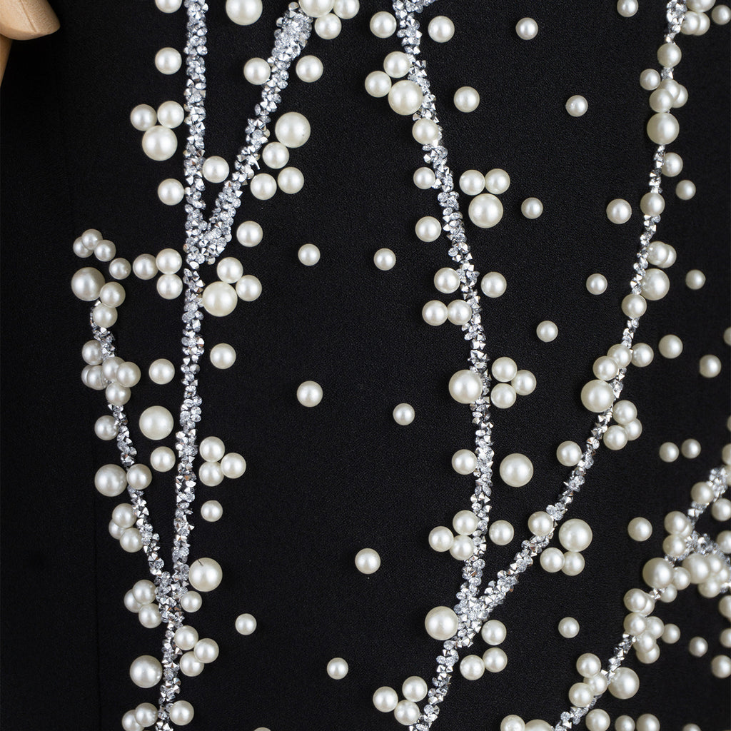 Black Blazer Dress with Embroidery – Classic with a Statement