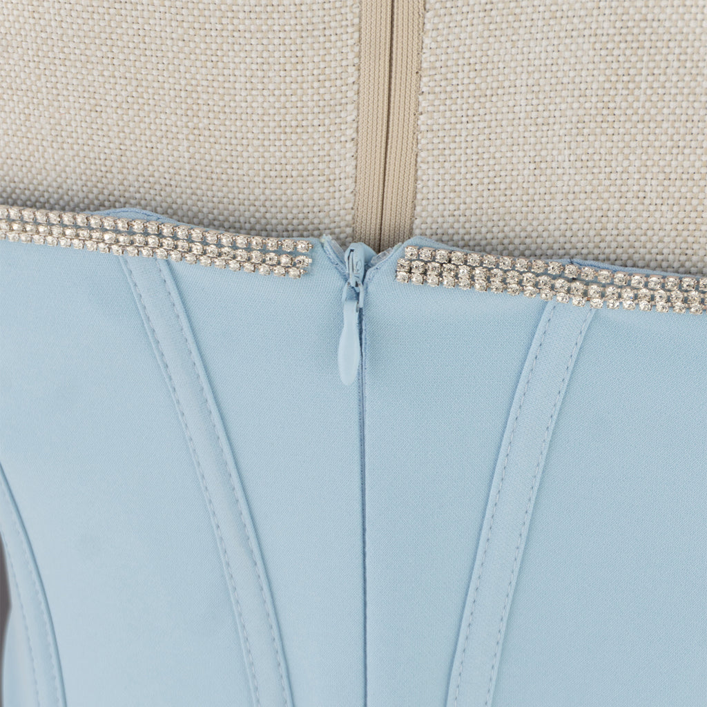 Strapless Corset-Inspired Mini Dress — Grace Meets Confidence