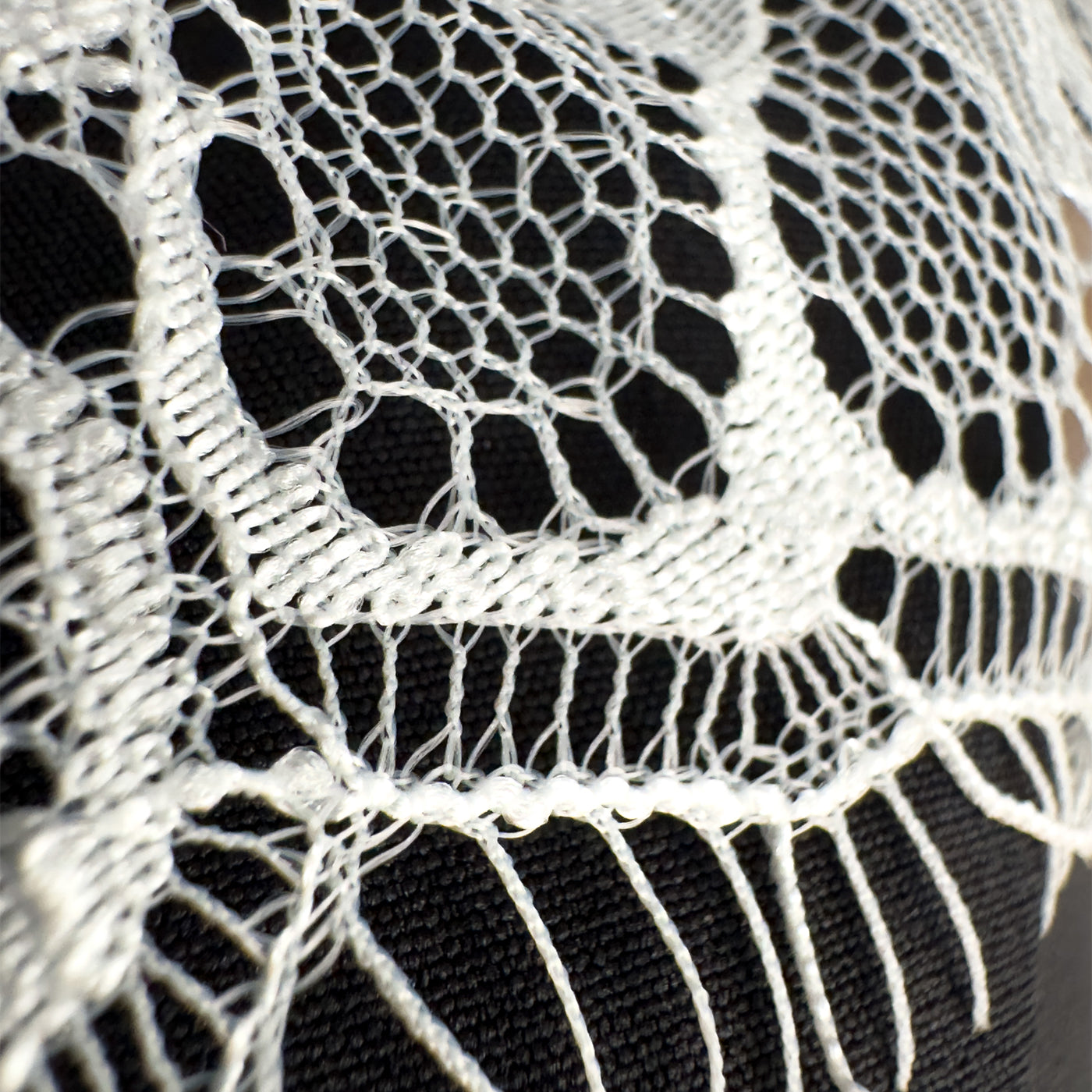 Black Mini Dress with Lace Sleeves & Vintage Bow