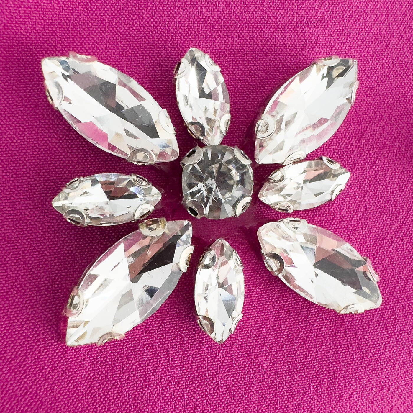 Strapless Pink Embellished Midi Dress