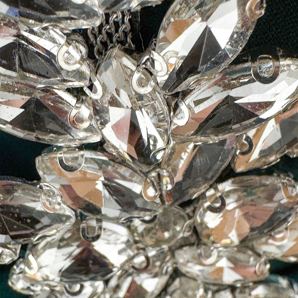 ✨ Elegant Draped Midi Dress with Embellished Neckline