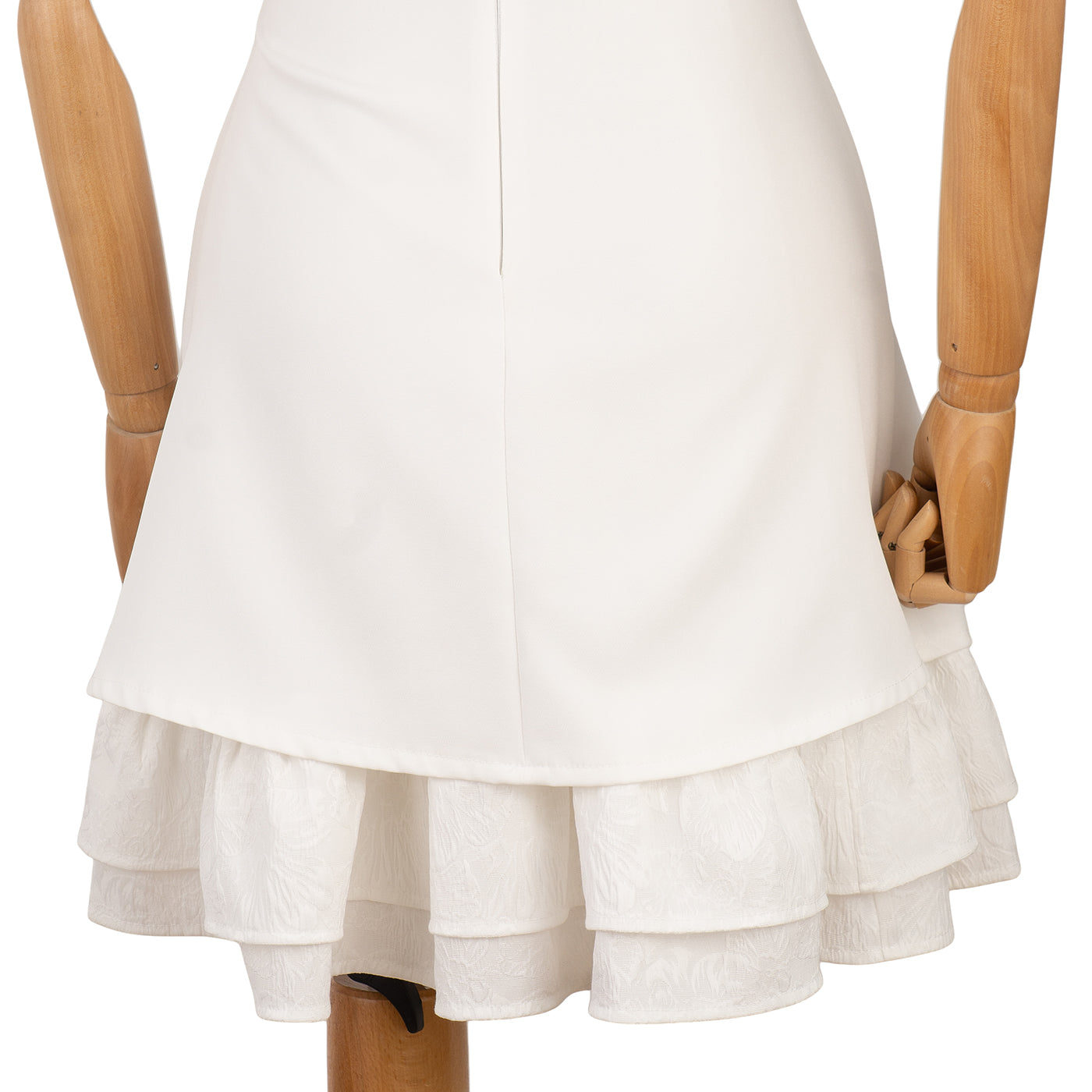 Strappy Dress with Layered Hem