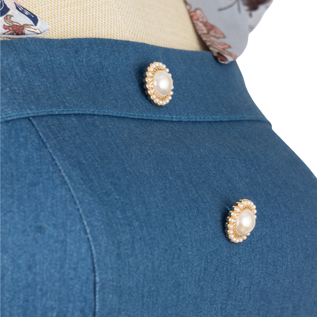 Off-Shoulder Dress with Floral Inserts