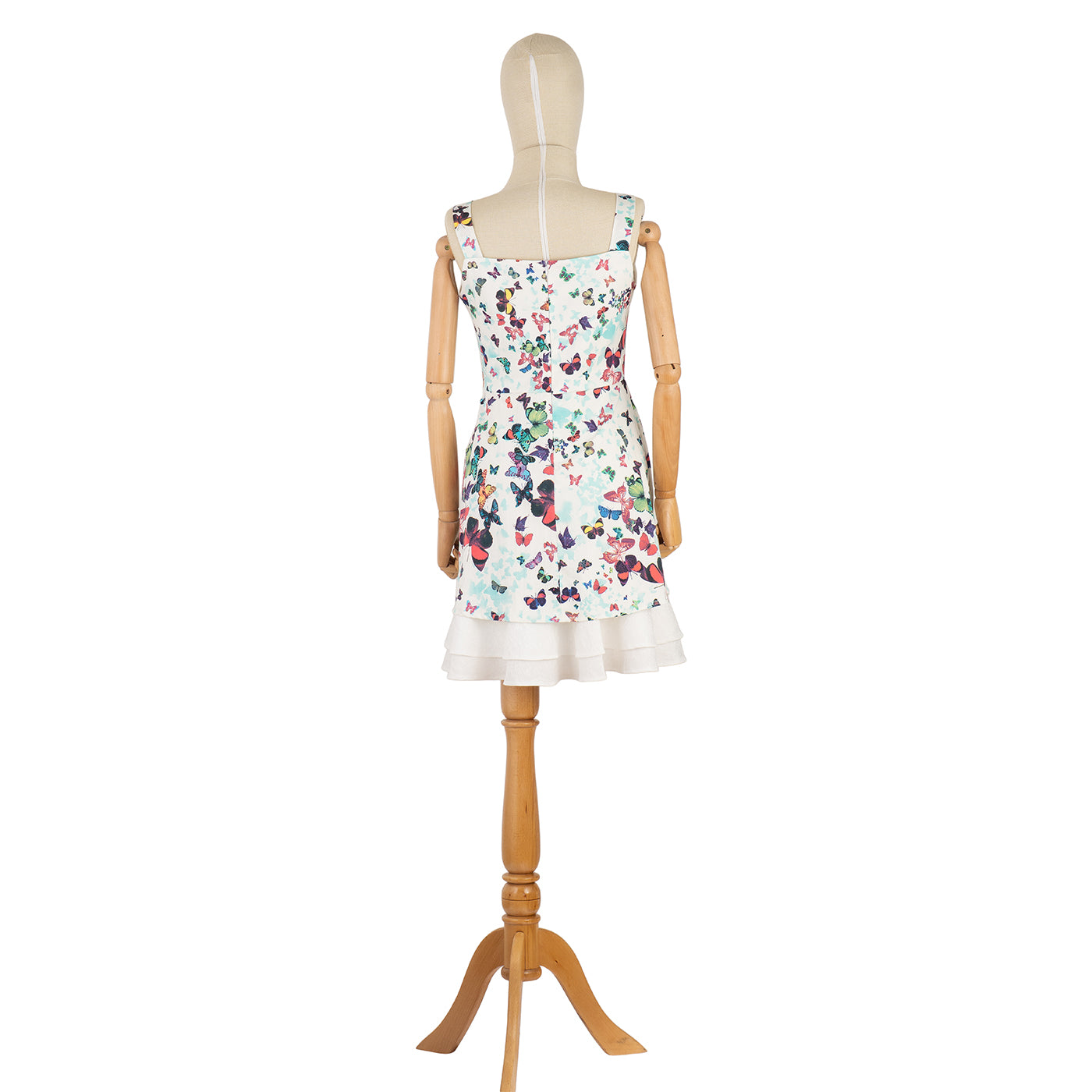 Summer Dress with Butterfly Print