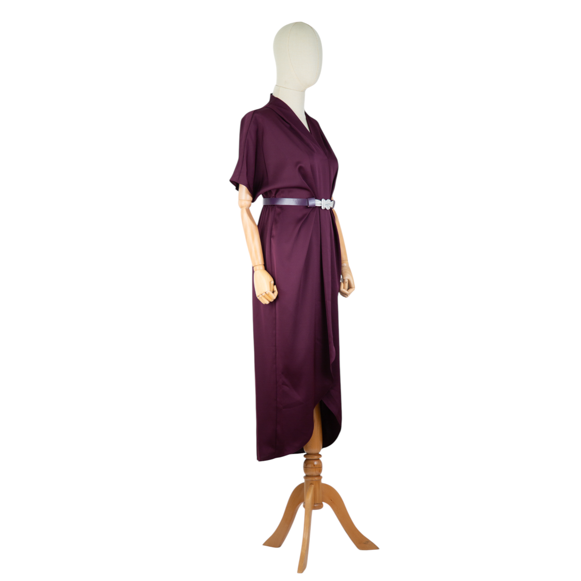 Plum Grace Midi Dress