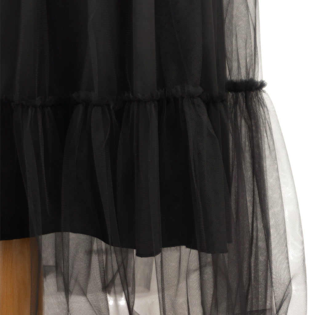 Black Suit with Tulle Skirt and Blazer – Sophisticated Elegance in Motion