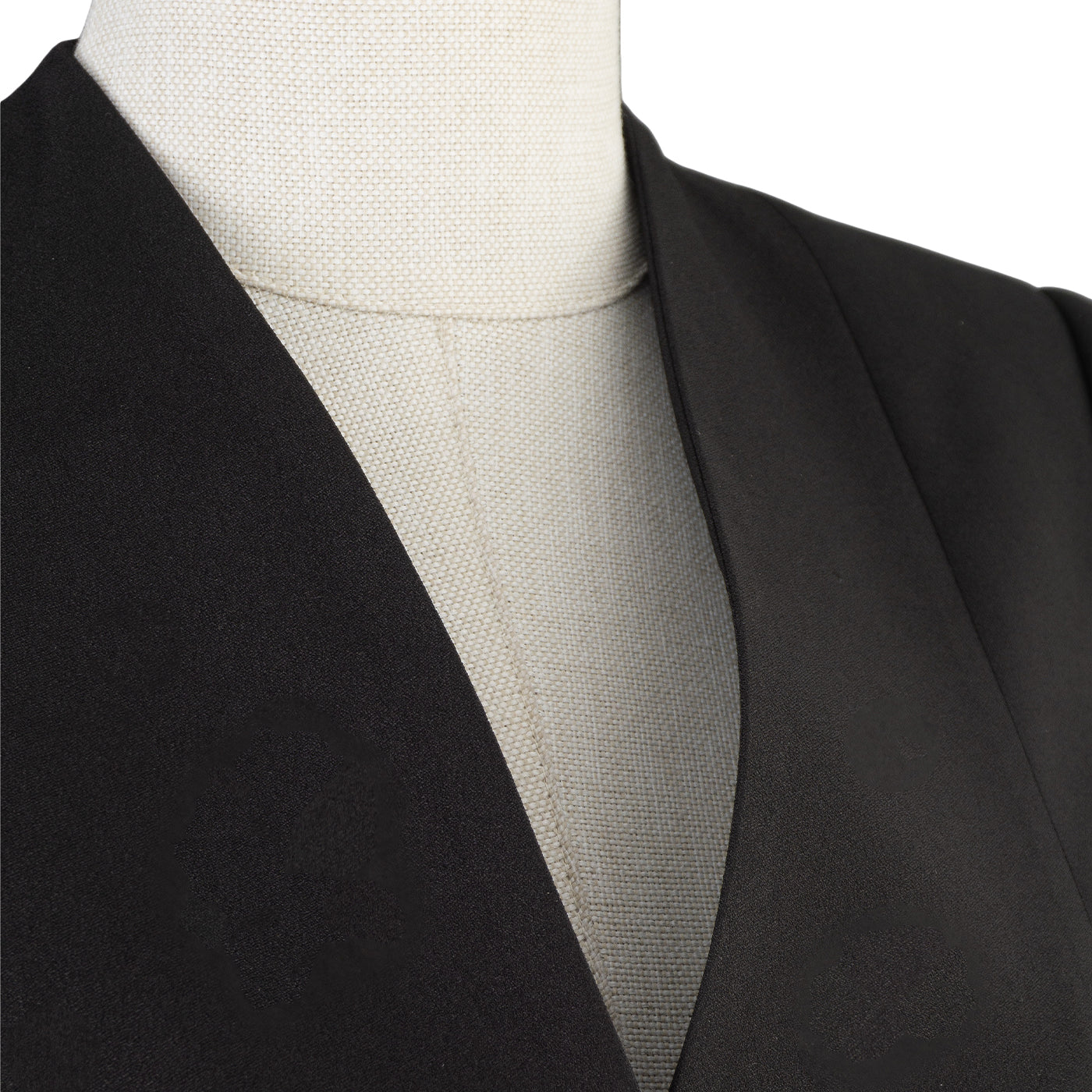 Black Suit with Statement Buttons – Bold Minimalist Elegance