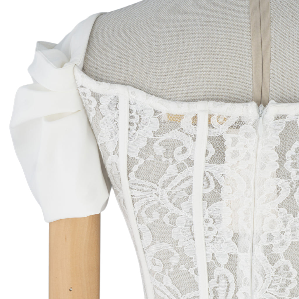 Off-Shoulder Lace Dress – Timeless Elegance